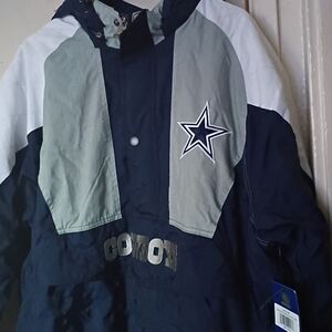 NFL Adult Raincoat - Black, Gray, and White